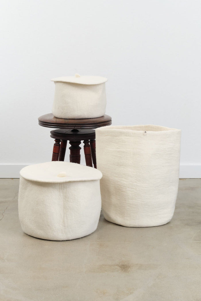 Muskhane Home Baskets Storage Calabash in Natural