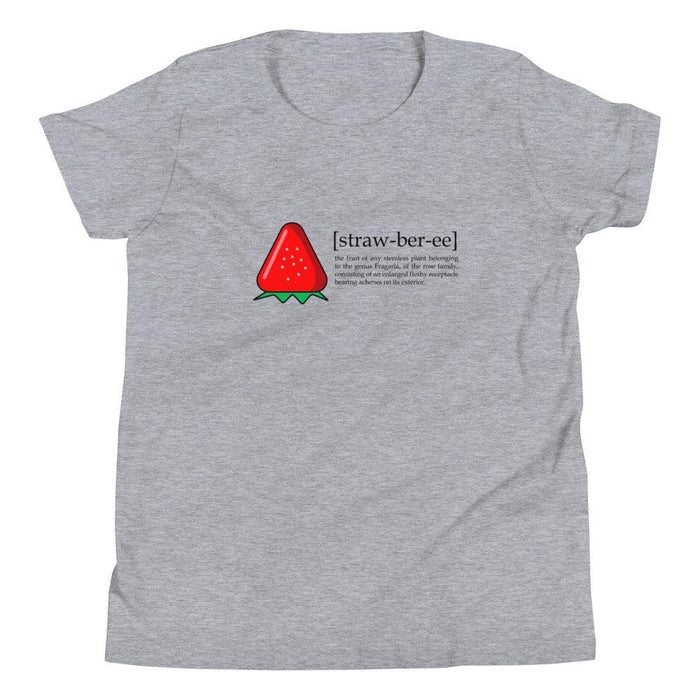 Strawberry [straw-ber-ee] Youth Premium T-Shirt - Billyforce Shop