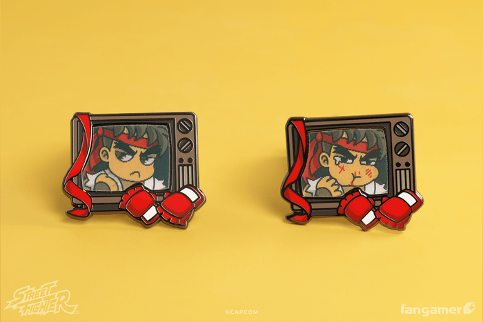Street Fighter Buddies Lenticular Pin: Ryu