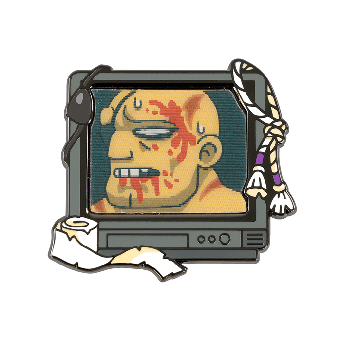 Street Fighter Buddies Lenticular Pin: Sagat