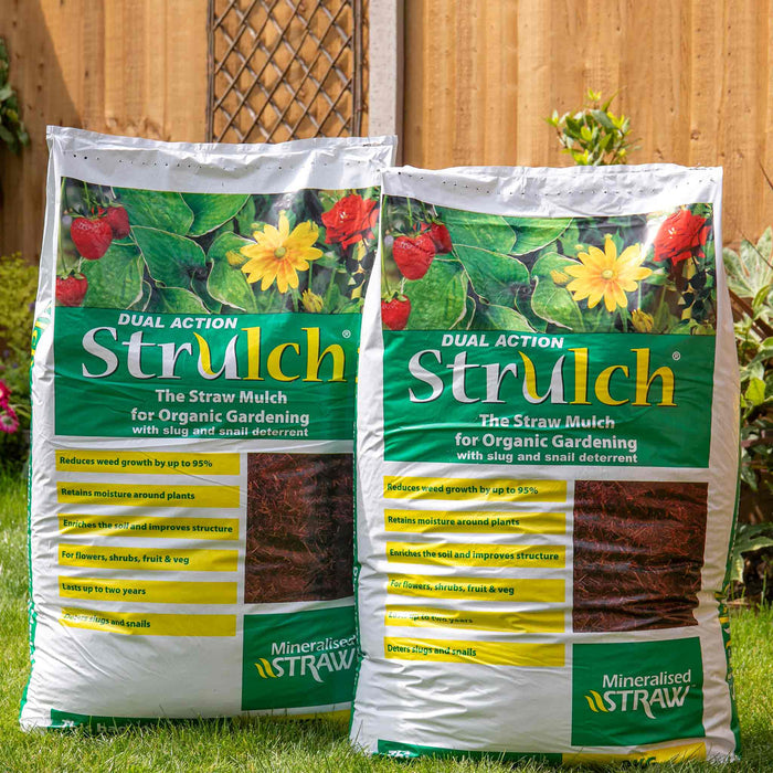 Strulch Organic Wheat Straw Mulch 100L