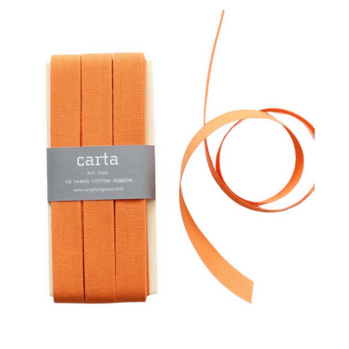Studio Carta Tight Weave Cotton Ribbon - Melon