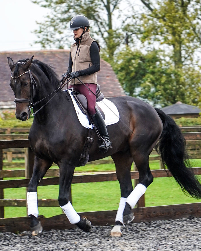 Premium breeches with a Full Silicone seat. Stretch high waisted Jodhpurs. Deep pockets, supportive, comfortable and compression quality fabric. Elegant detailing with subtle branding. Burgundy Dark red Wine