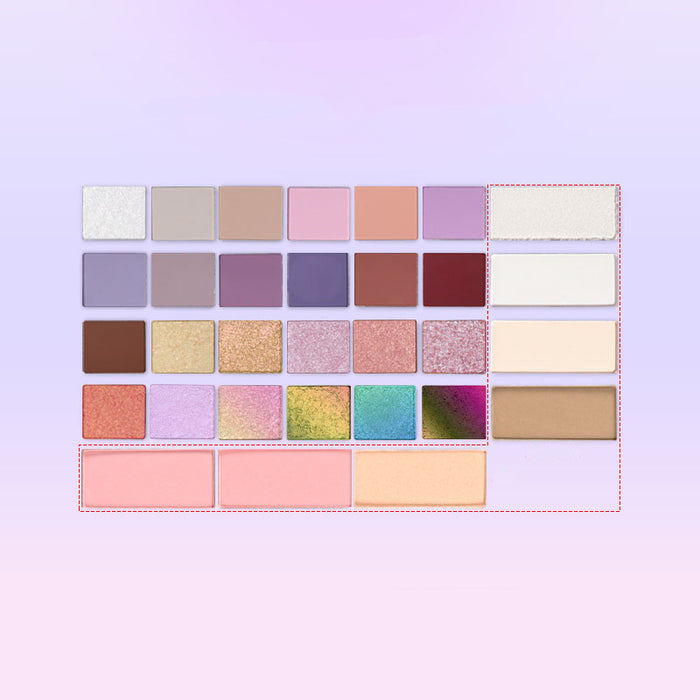 SUET NEI DIY Makeup Palette for Eyeshadow & Blusher & Highlighter T4161