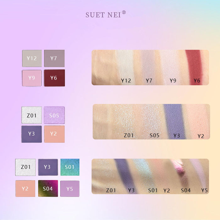 SUET NEI DIY Makeup Palette for Eyeshadow & Blusher & Highlighter T4161