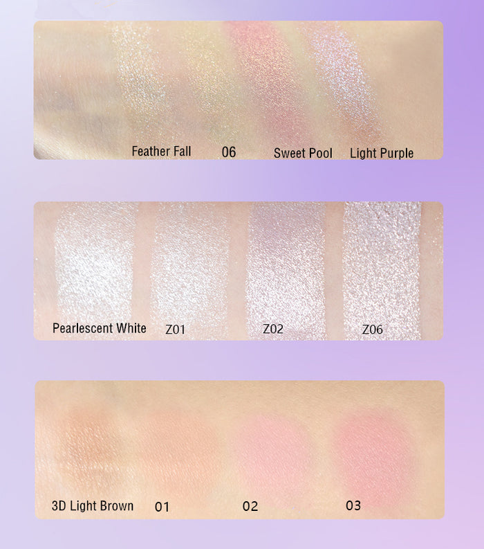 SUET NEI DIY Makeup Palette for Eyeshadow & Blusher & Highlighter T4161
