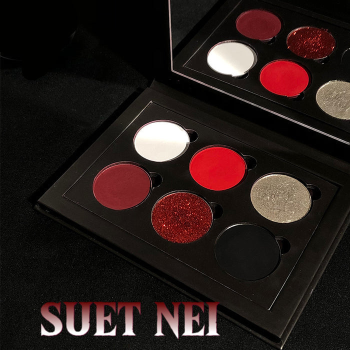 SUET NEI Gothic Style 6 Colors Eyeshadow Palette T4082