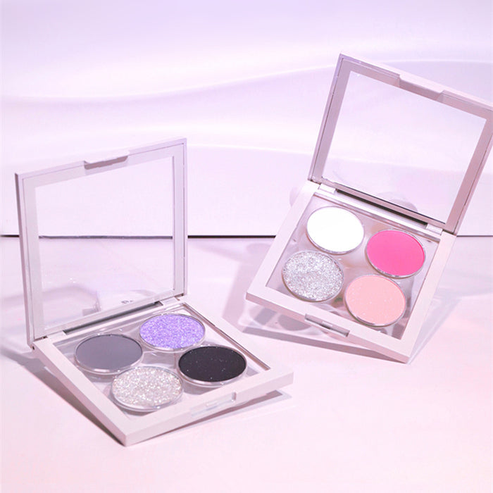 SUET NEI Matte Polarized Pearlescent 4 Colors Eyeshadow Palette T4083