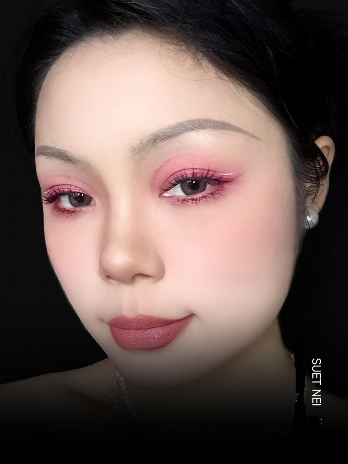SUET NEI Retro Red Series Monochrome Matte Eyeshadow T3911