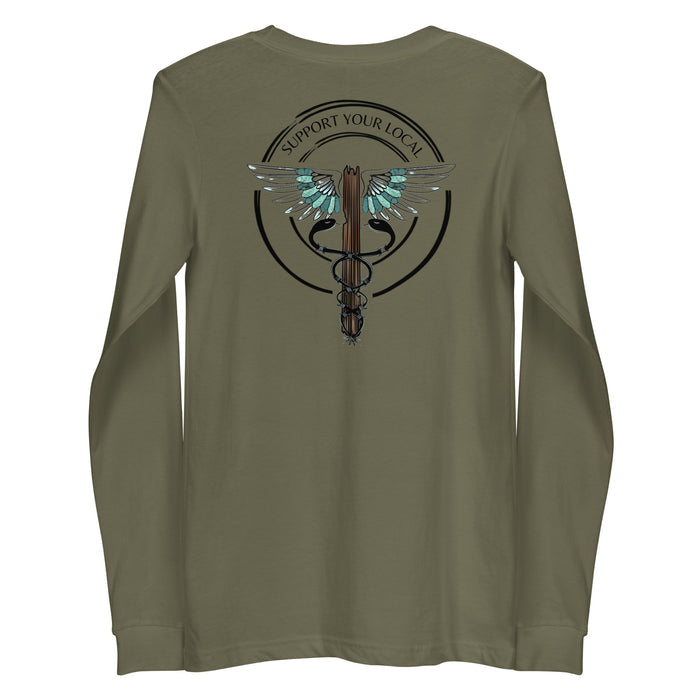 Support Your Local- Light Colors Unisex Long Sleeve Tee