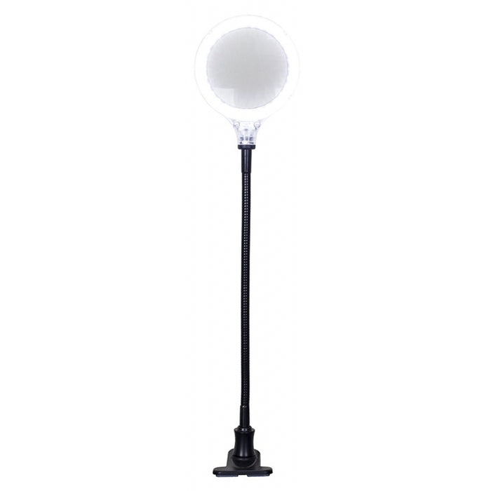 Tabletop Magnifying Led Light With Clamp in Black Color