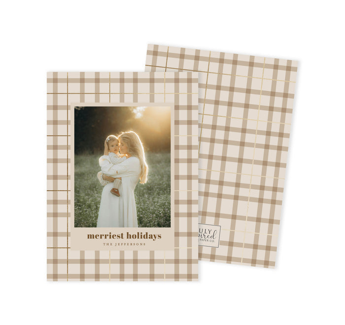 Tan Plaid