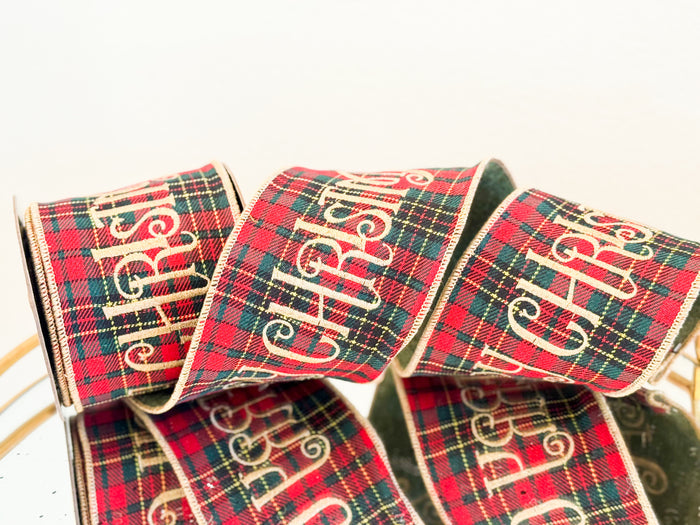 Tartan Noel Plaid Ribbon (Preorder)