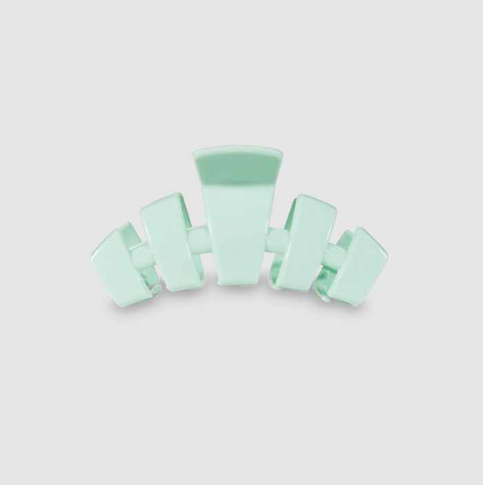 Teleties Classic Clip Tiny Hair Accessories in Mint at Wrapsody