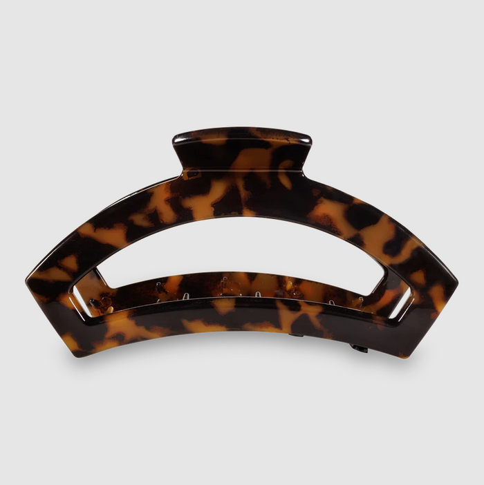 Teleties Open Clip Large Hair Accessories in Tortoise at Wrapsody