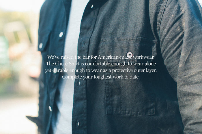 The Chore Shirt in Coal