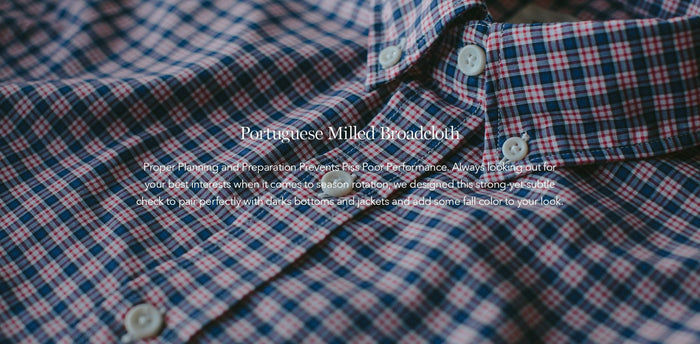 The Jack in Navy & Red Check
