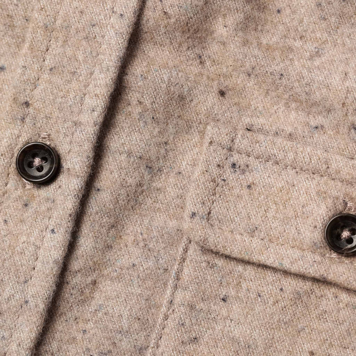 The Little Yosemite Shirt in Oat Donegal