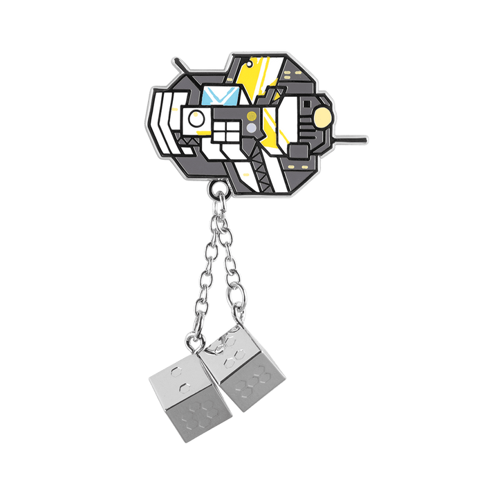 The Rig Hanging Dice Pin