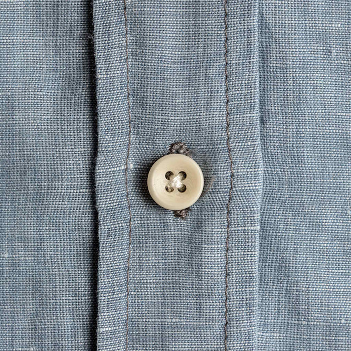 The Short Sleeve Jack in Sun Bleached Linen