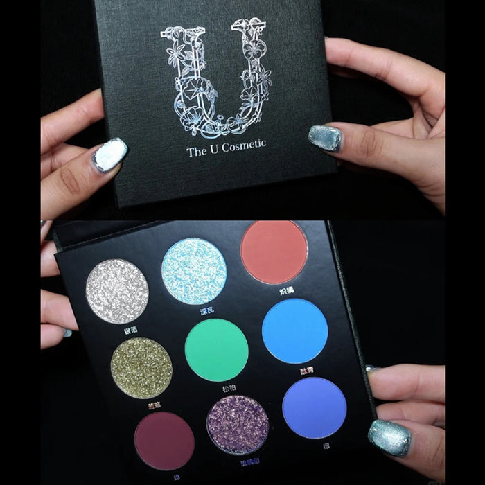 THE U COSMETICS 9 Color Chameleon Eyeshadow Palette (1.0) T4080