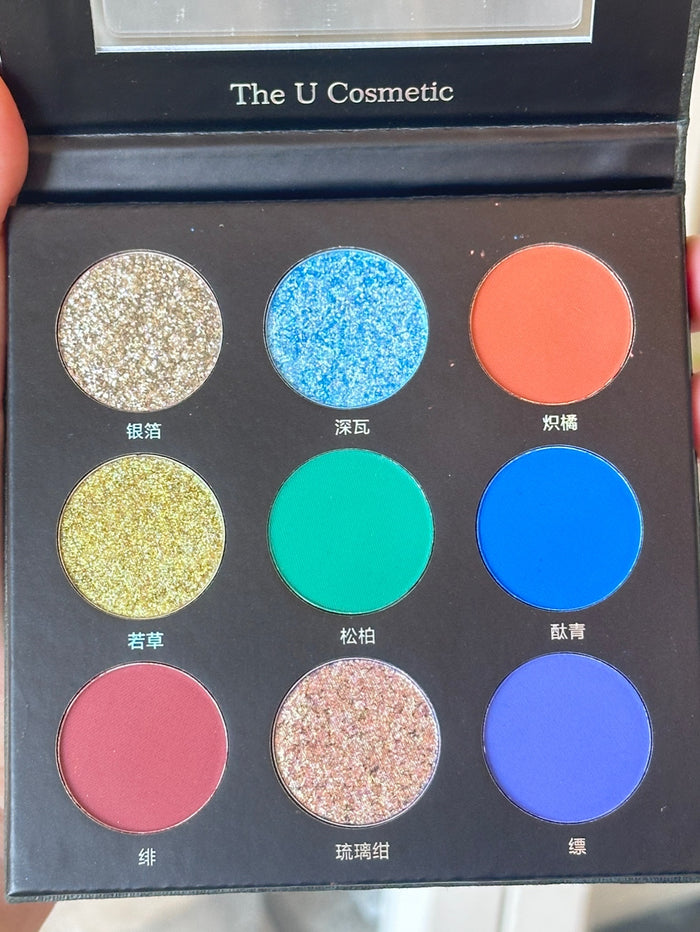 THE U COSMETICS 9 Color Chameleon Eyeshadow Palette (1.0) T4080