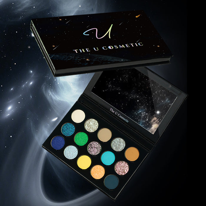 THE U COSMETICS Eye Of Universe 15 Color Chameleon Eyeshadow Palette (2.0) T4081