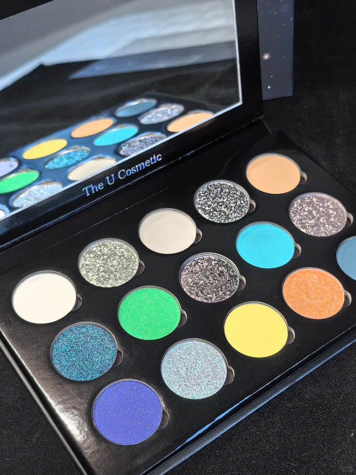 THE U COSMETICS Eye Of Universe 15 Color Chameleon Eyeshadow Palette (2.0) T4081