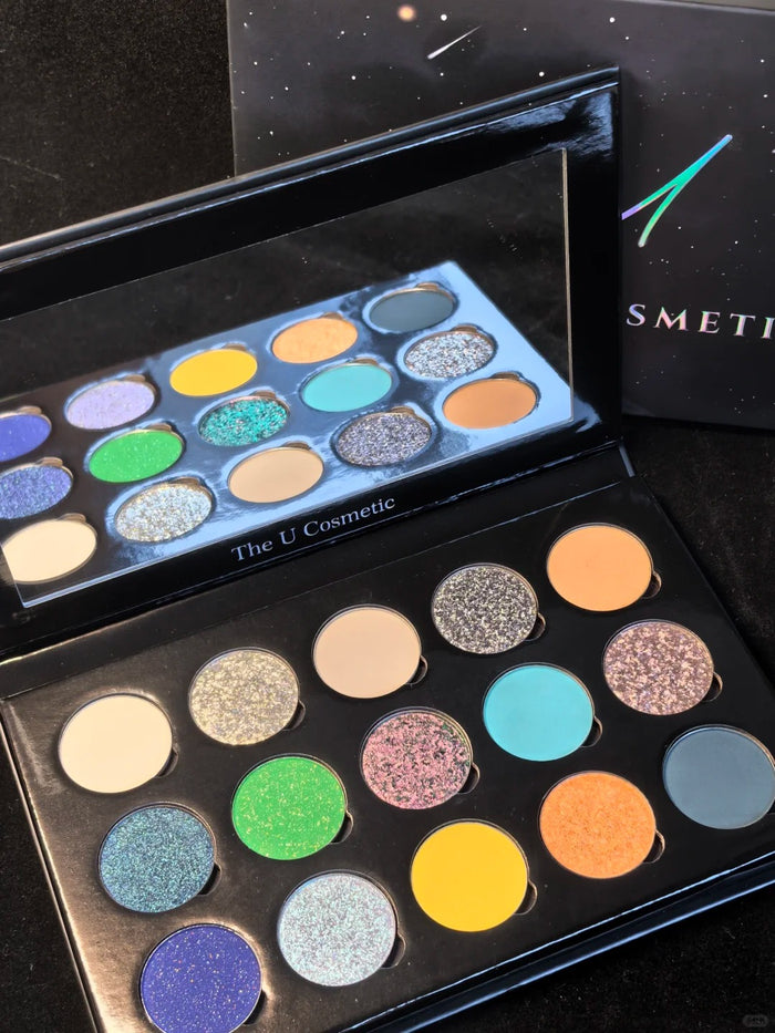 THE U COSMETICS Eye Of Universe 15 Color Chameleon Eyeshadow Palette (2.0) T4081