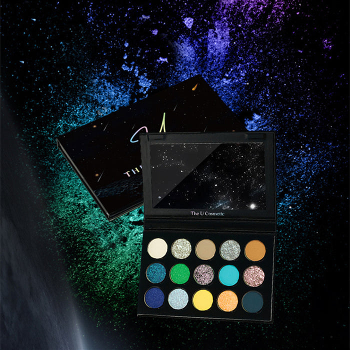 THE U COSMETICS Eye Of Universe 15 Color Chameleon Eyeshadow Palette (2.0) T4081