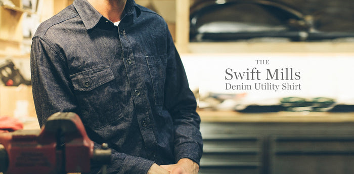 The Utility Shirt in Swift Mills Denim