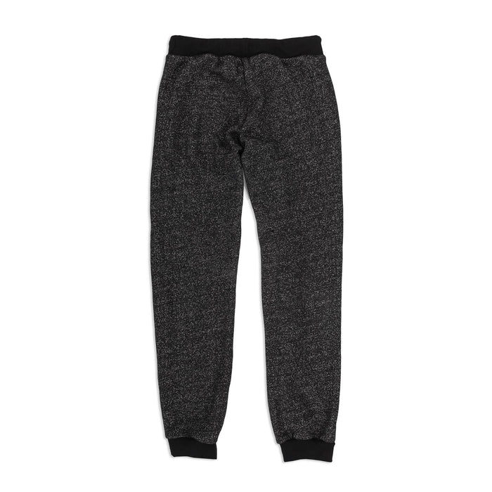 The Women's Apres Sweatpant in Salt and Pepper Fleece