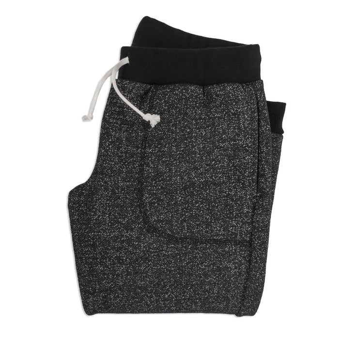 The Women's Apres Sweatpant in Salt and Pepper Fleece