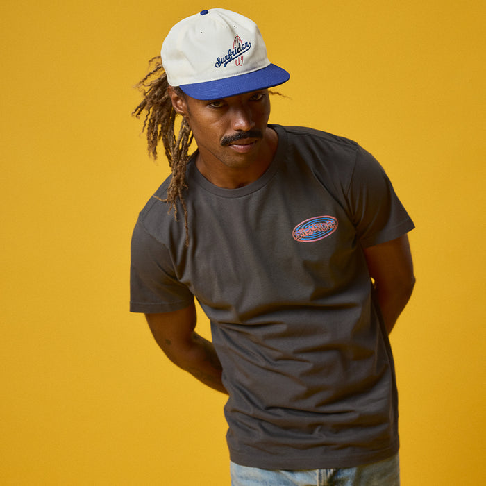 Think Blue Unstructured Snapback Hat
