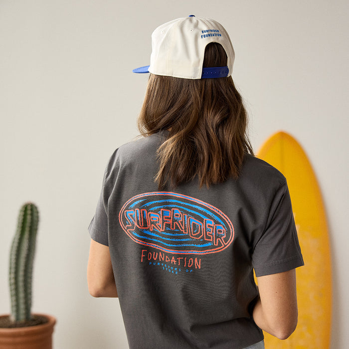 Think Blue Unstructured Snapback Hat