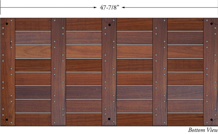 Tigerwood Advantage Deck Tiles® 24 x 48 - Smooth - Advantage Lumber