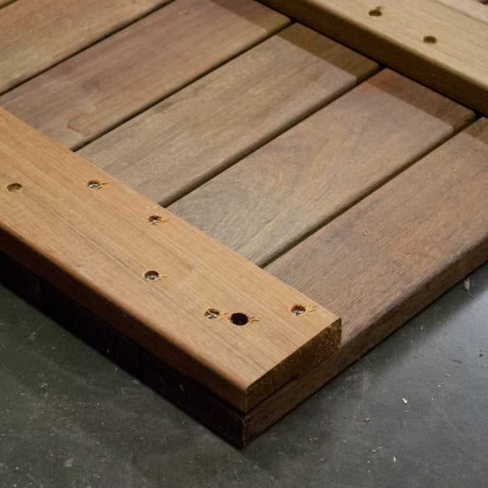 Tigerwood Advantage Deck Tiles® 24 x 48 - Smooth - Advantage Lumber