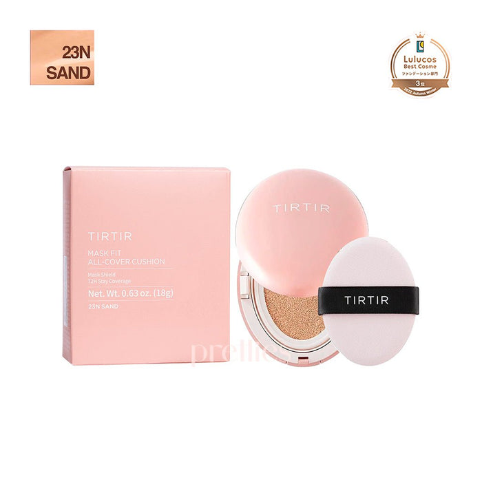 TIRTIR Mask Fit All-Cover Cushion SPF50+ PA+++ 18g (23N Sand) (Pink)