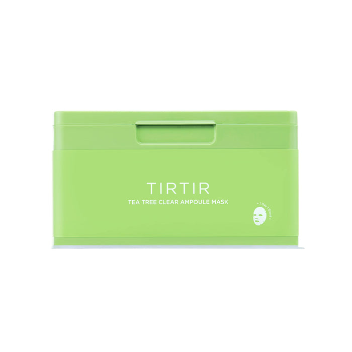 TIRTIR Tea Tree Clear Ampoule Mask – lakštinės veido kaukės, 30vnt.