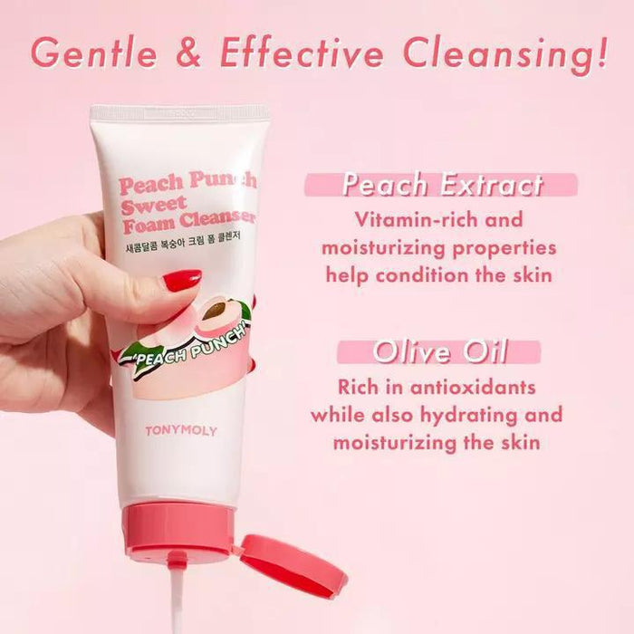 TONYMOLY Peach Punch Sweet Foam Cleanser 150 mL