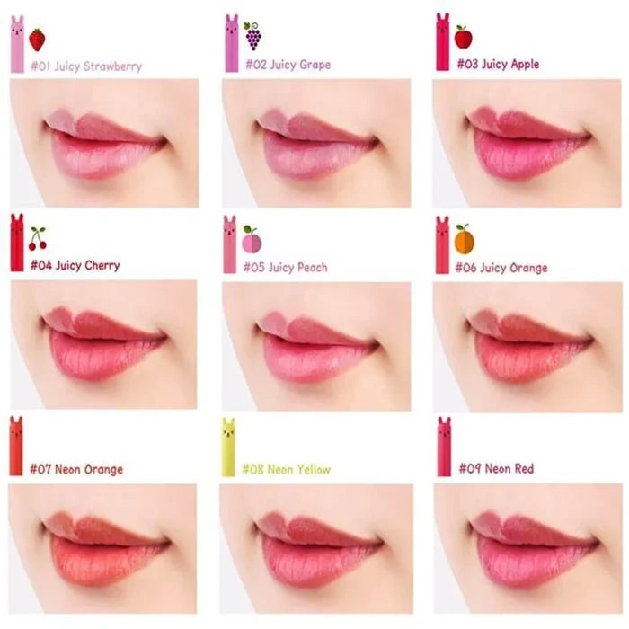 TONYMOLY Petite Bunny Gloss Bar Lipstick Type Lip Gloss احمر شفاه كلوسي لامع