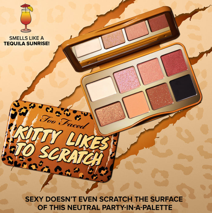 TOO FACED Kitty Likes To Scratch on the fly eye shadow pallette