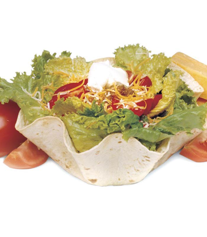 Mexican Salad in a Tortilla Bowl