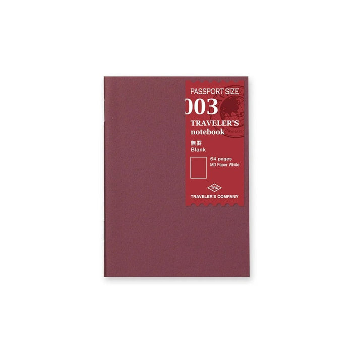 Traveler's Company Passport Blank Paper Refill (003)