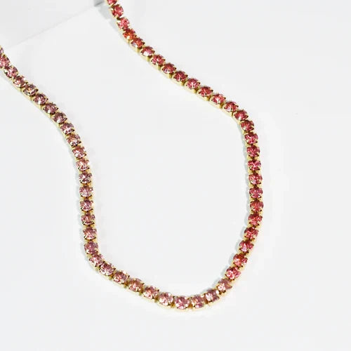 Treasure Jewels Radiant Rose` Necklace