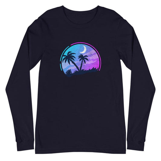 Tropical Night Unisex Long Sleeve Tee - Billyforce Shop