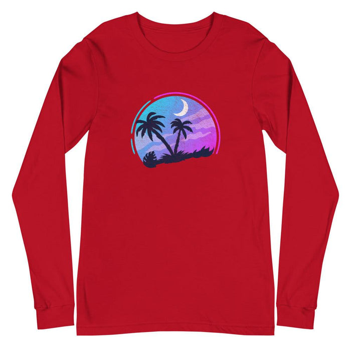 Tropical Night Unisex Long Sleeve Tee - Billyforce Shop