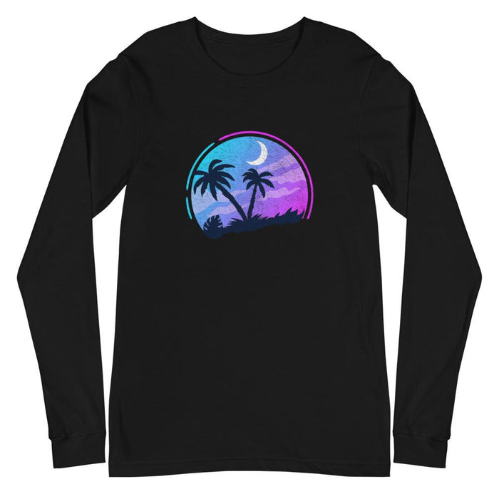 Tropical Night Unisex Long Sleeve Tee - Billyforce Shop