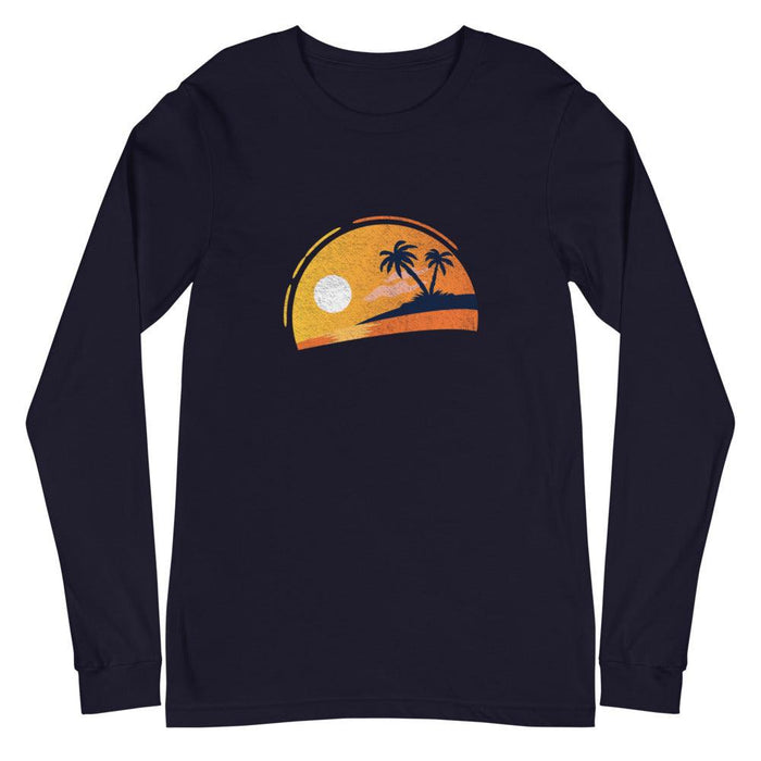 Tropical Sunset Unisex Long Sleeve Tee - Billyforce Shop