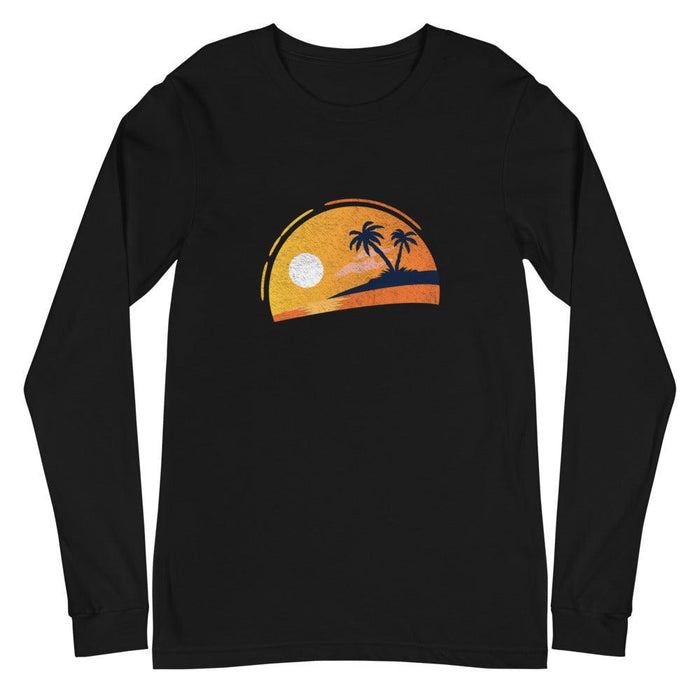 Tropical Sunset Unisex Long Sleeve Tee - Billyforce Shop